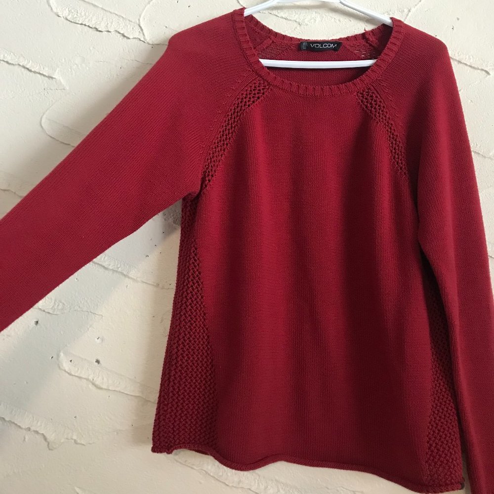 Red Volcom Sweater